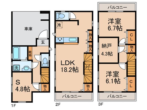 Ｋｏｌｅｔ葛飾鎌倉＃１３の物件間取画像